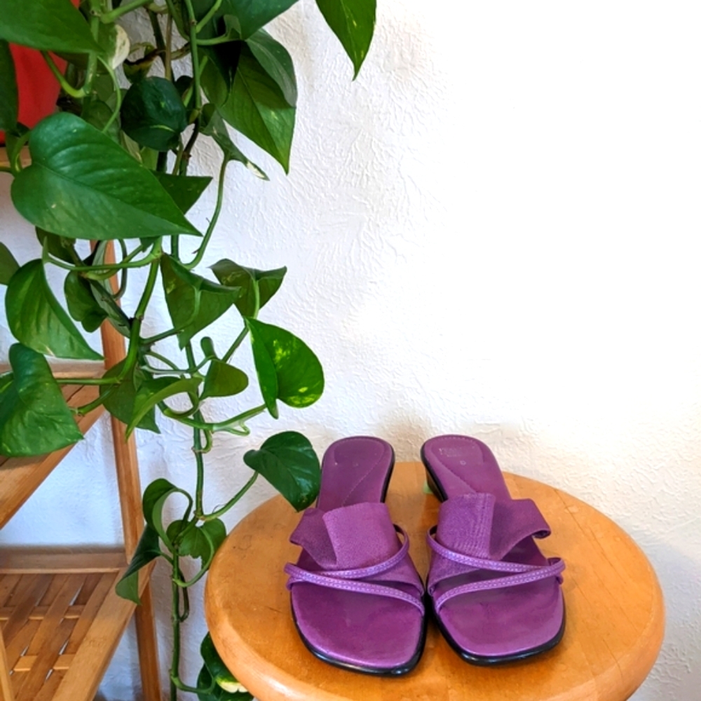 Purple Italian Sandals